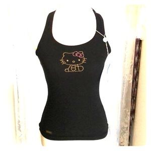 HelloKitty tank top with unique bow detail in back
